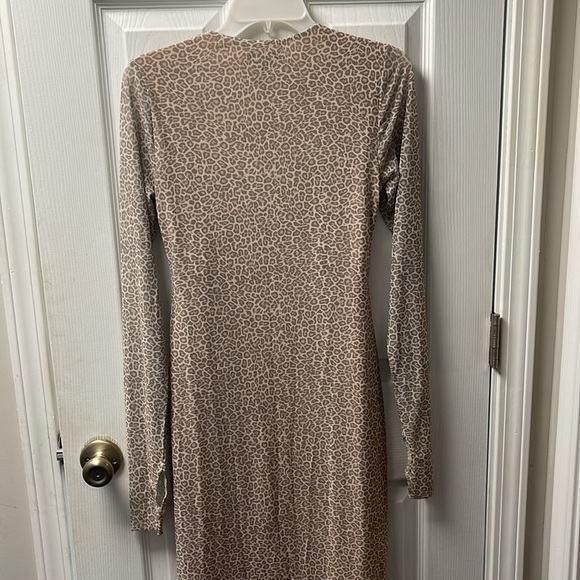 AFRM KELLEN DRESS IN FEMME LEOPARD PRINT SIZE MEDIUM - Picture 6 of 6
